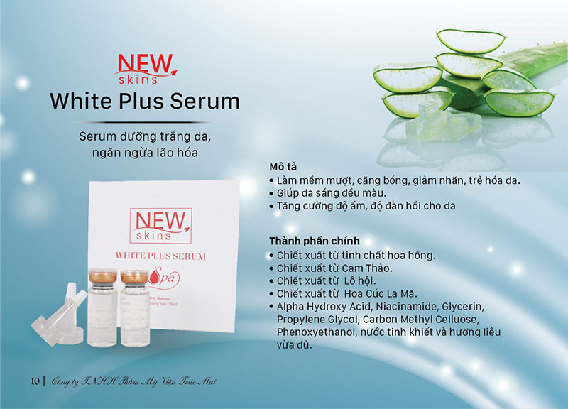 WHITE PLUS SERUM - http://newskins.com.vn/