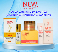 BỘ BA DÀNH CHO DA LÃO HÓA, GIẢM NHĂN, TRẮNG SÁNG, SĂN CHẮC