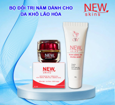 BỘ ĐÔI TRỊ NÁM CHO DA KHÔ LÃO HÓA