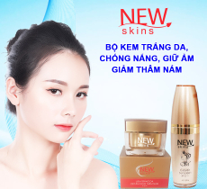 BỘ KEM TRẮNG DA, CHỐNG NẮNG, GIỮ ẨM, GIẢM THÂM NÁM