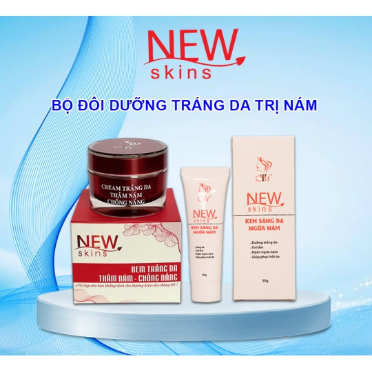 Bộ đôi dưỡng trắng da trị nám